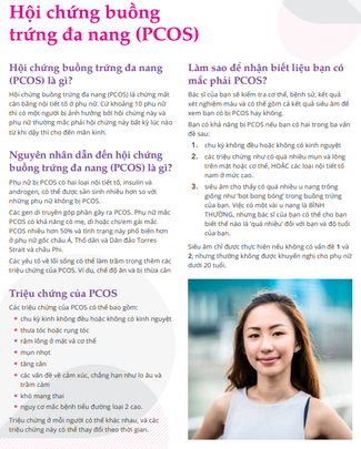 PCOS multilingual fact sheet - Vietnamese