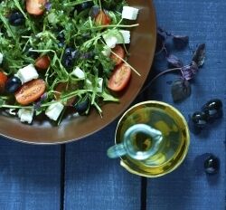 Greek salad with olive oil 250 232