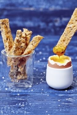Boiled egg and soldiers snack 250 375