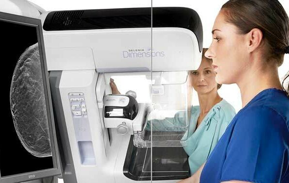Hologic Patient Genius 3 D Mammography exam