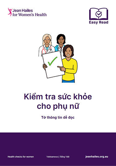 Health Checks easy ready guide cover  Vietnamese