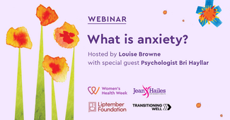 What is anxiety? webinar tile