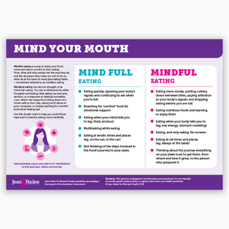 Mindful eating poster thumb