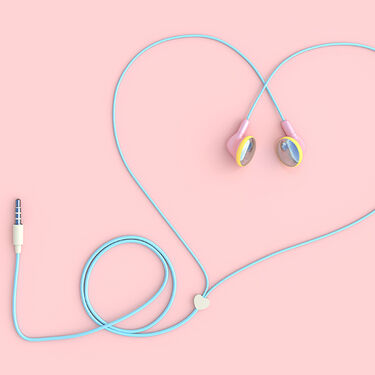 Pink headphones podcast