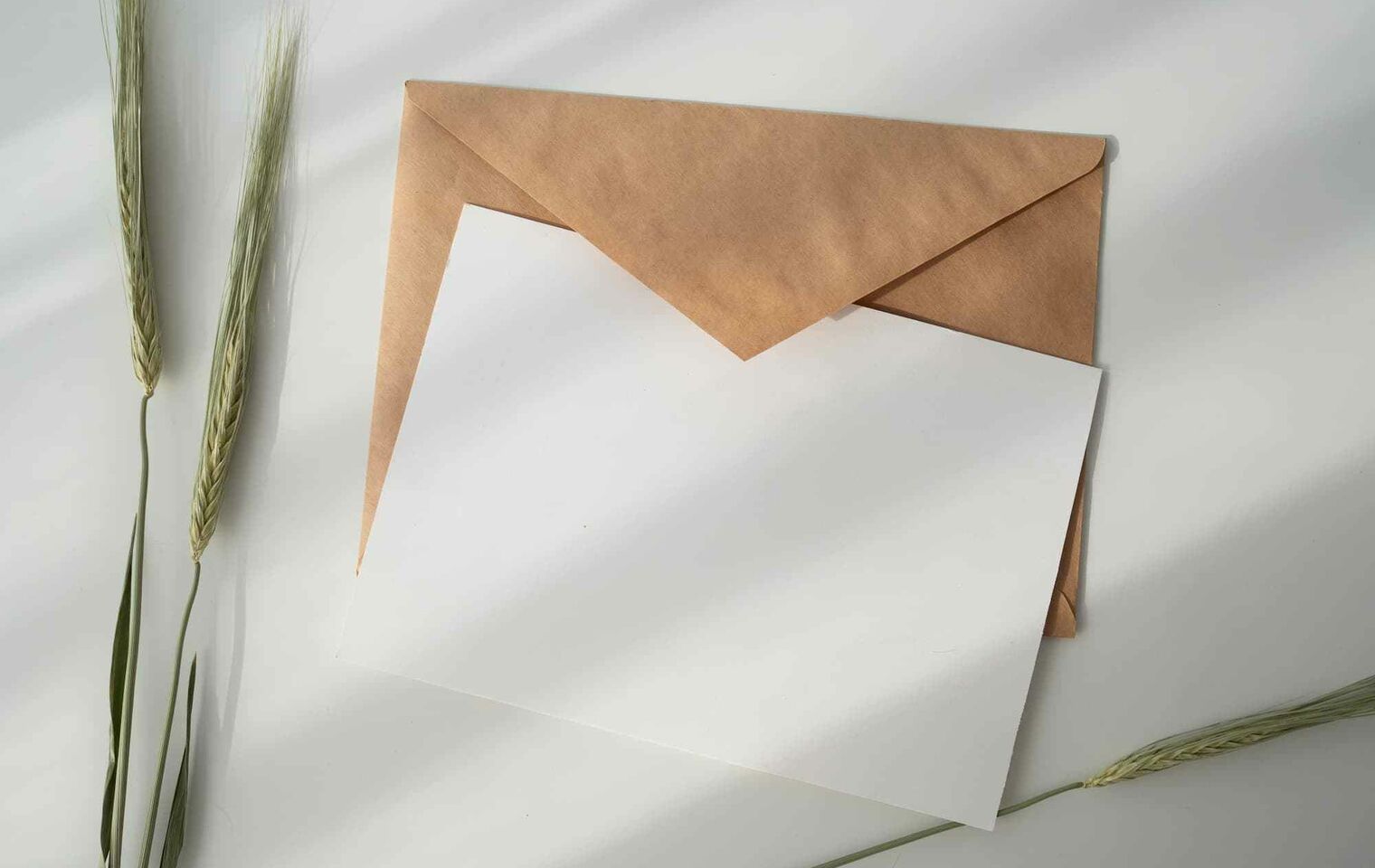 Open letter envelope