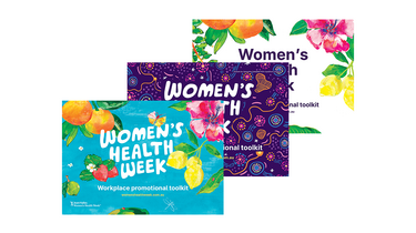 Women's Health Week 2024 Workplace Kit covers