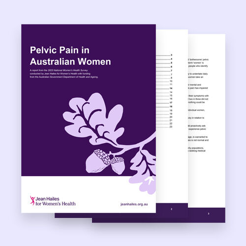 Pelvic pain report cover