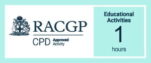 RACGP CPD Activity 1 hour logo