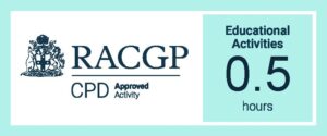 RACGP CPD Activity 0.5 hours logo