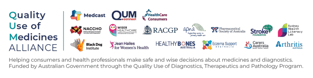 Quality Use of Medicines Alliance Company Logos
